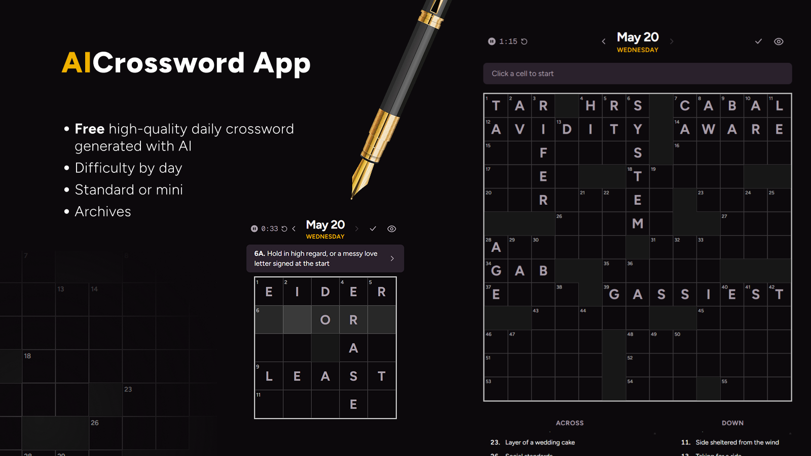 AI Crossword App